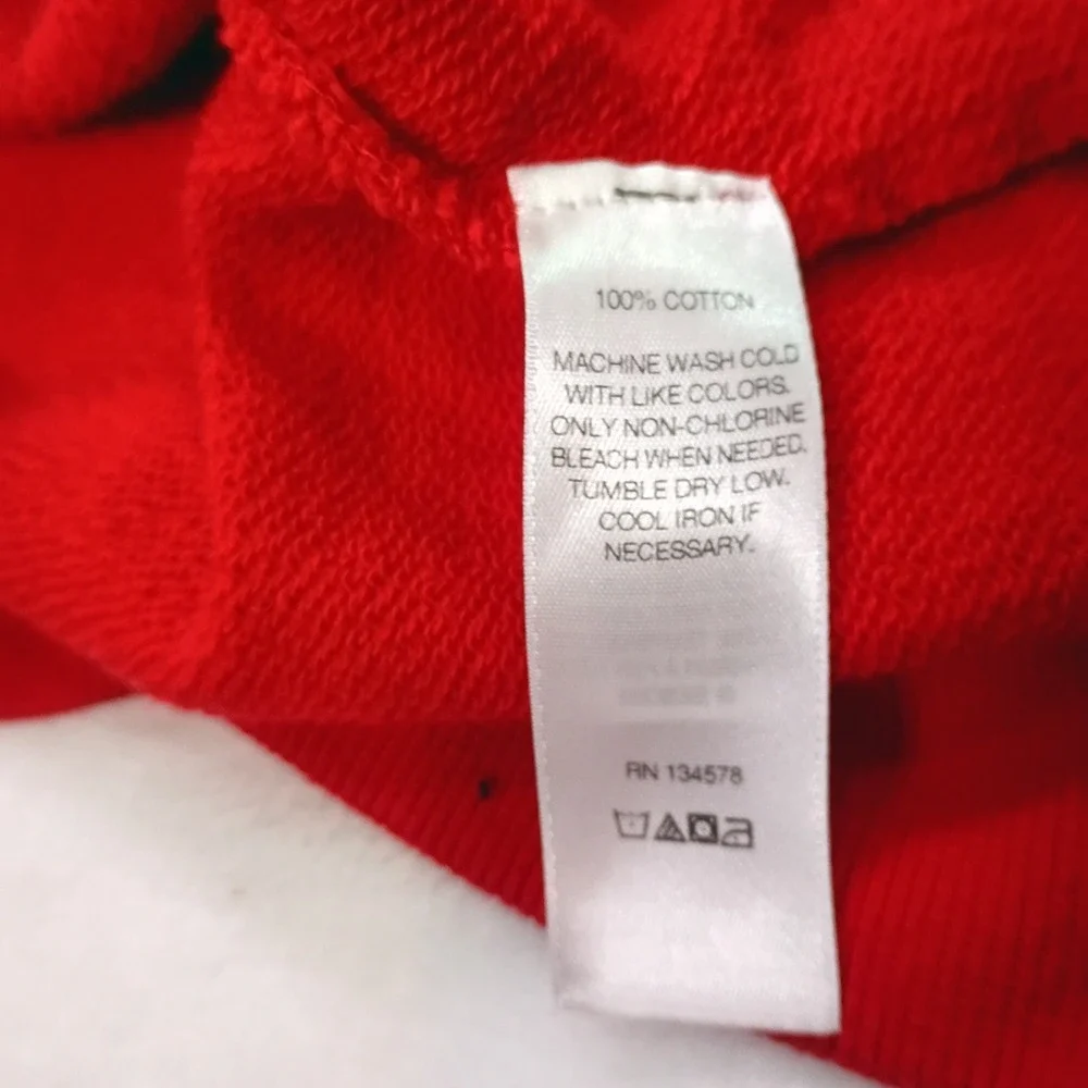 Vineyard Vines Mens XL Red Shep Shirt Quarter Zip Pullover Cotton 6K0483 Martha